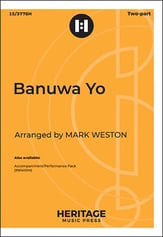 Banuwa Yo Two-Part choral sheet music cover